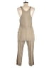 Piko 100% Rayon Solid Tan Jumpsuit Size S - photo 2