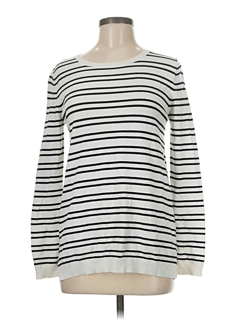 Pre-owned Renee C Pullover Sweater In White