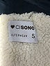 Ci Sono 100% Polyester Black Blue Vest Size S - photo 6