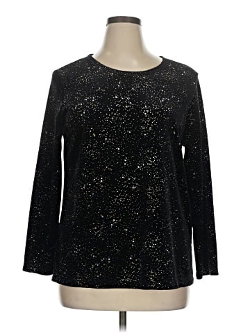 Notations Long Sleeve Top (view 1)