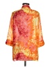 Draper's & Damon's 100% Polyester Orange 3/4 Sleeve Blouse Size M - photo 2