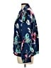 Susan Graver Floral Blue Track Jacket Size L - photo 5