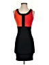 Wow Couture Color Block Orange Cocktail Dress Size S - photo 1