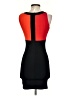 Wow Couture Color Block Orange Cocktail Dress Size S - photo 2