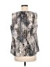 Kasper Silver Sleeveless Blouse Size M - photo 2