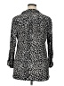 G Collection Animal Print Black 3/4 Sleeve Blouse Size 1X - photo 2