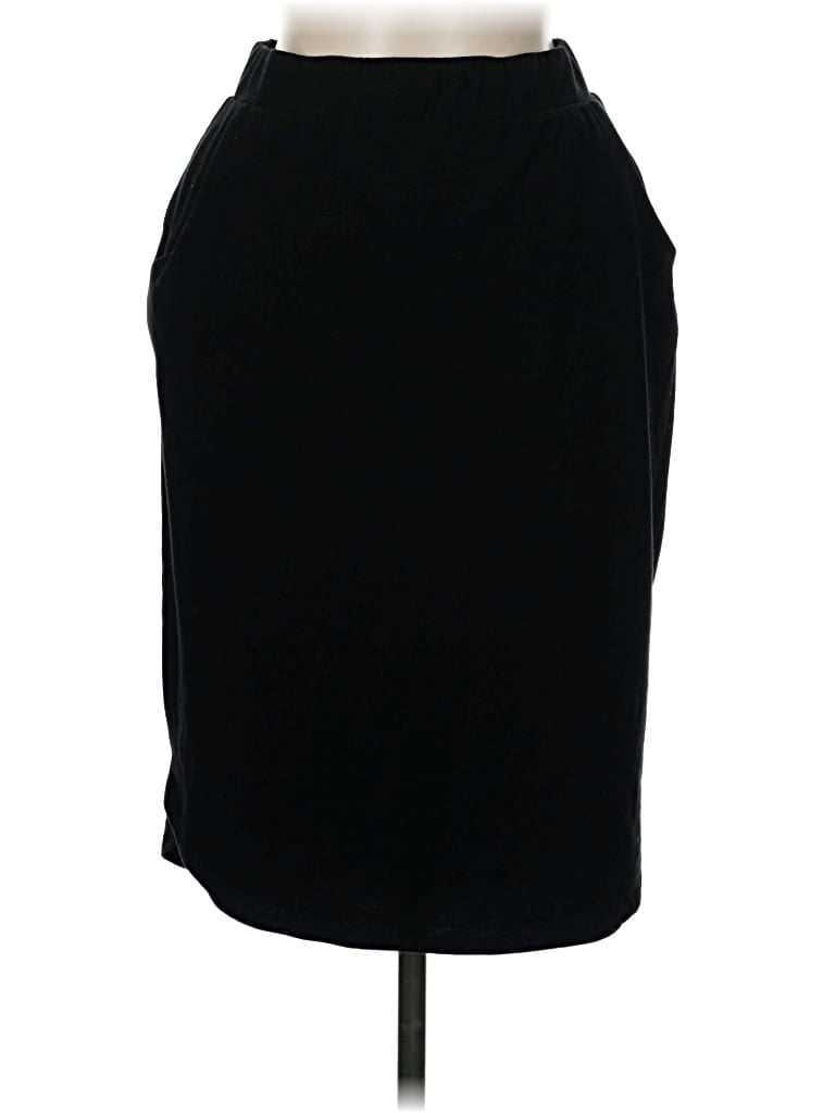 Pre-owned Zenana Formal Skirt In Black