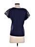 Ann Taylor LOFT Blue Short Sleeve Top Size XS - photo 2