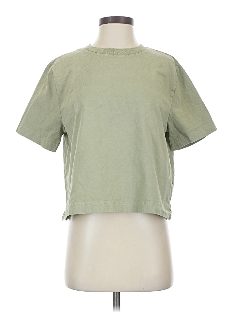 Pre-owned Jcrew Short Sleeve T-shirt In Green