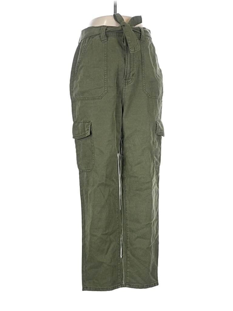 Pre-owned A.n.a. A New Approach Cargo Pants In Green