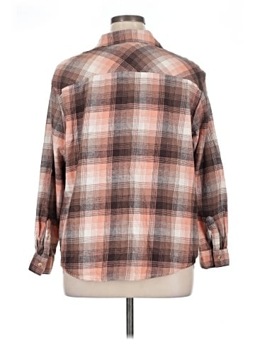 a.n.a. A New Approach Long Sleeve Button-Down Shirt (view 2)