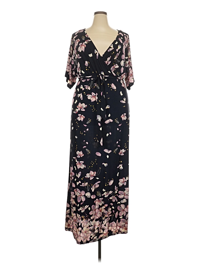 Pre-owned Assorted Brands Casual Dress In Black