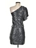 Express Metallic Silver Cocktail Dress Size XS - photo 2