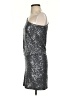Express Metallic Silver Cocktail Dress Size XS - photo 5