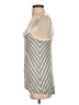Laila Jayde Chevron-herringbone Gray Sleeveless Top Size XS - photo 5