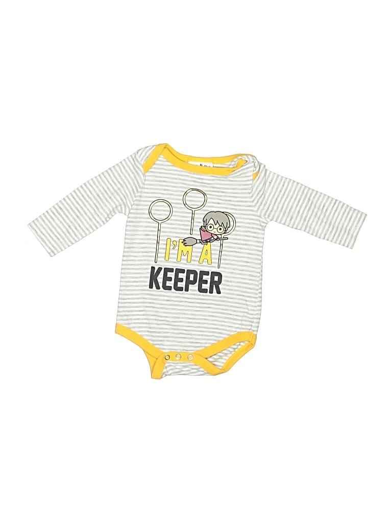 Pre-owned Harry Potter Babies' Long Sleeve Onesie In Yellow