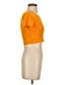 Zara Orange Short Sleeve Top Size S - photo 4