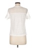 Shein Ivory Short Sleeve Top Size 6 - photo 2