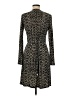 MICHAEL Michael Kors Print Black Casual Dress Size M - photo 2