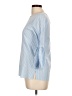 Gibson Blue Long Sleeve Blouse Size M - photo 5