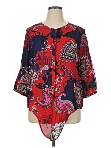 Peter Nygard 3/4 Sleeve Blouse (view 1)