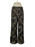 Live To Be Spoiled 100% Polyester Floral Black Casual Pants Size XS - photo 1