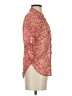 Assorted Brands Floral Pink 3/4 Sleeve Button-Down Shirt Size S - photo 4