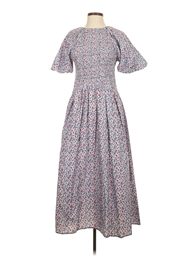 Pre-owned Jcrew Casual Dress In Blue