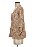 BCBGeneration Tan 3/4 Sleeve Blouse Size S - photo 5