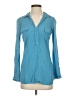Splendid 100% Rayon Blue Long Sleeve Blouse Size S - photo 1