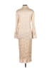 H&M 100% Polyester Tan Casual Dress Size XS - photo 2