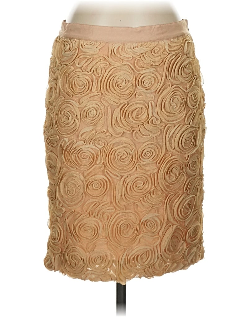 Pre-owned Banana Republic Formal Skirt In Tan