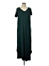 Unbranded Solid Green Casual Dress Size L (estimated) - photo 1