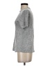 Active USA Tweed Gray Short Sleeve Turtleneck Size S - photo 5