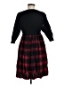 Torrid Plaid Black Casual Dress Size Med Plus (00) - photo 1