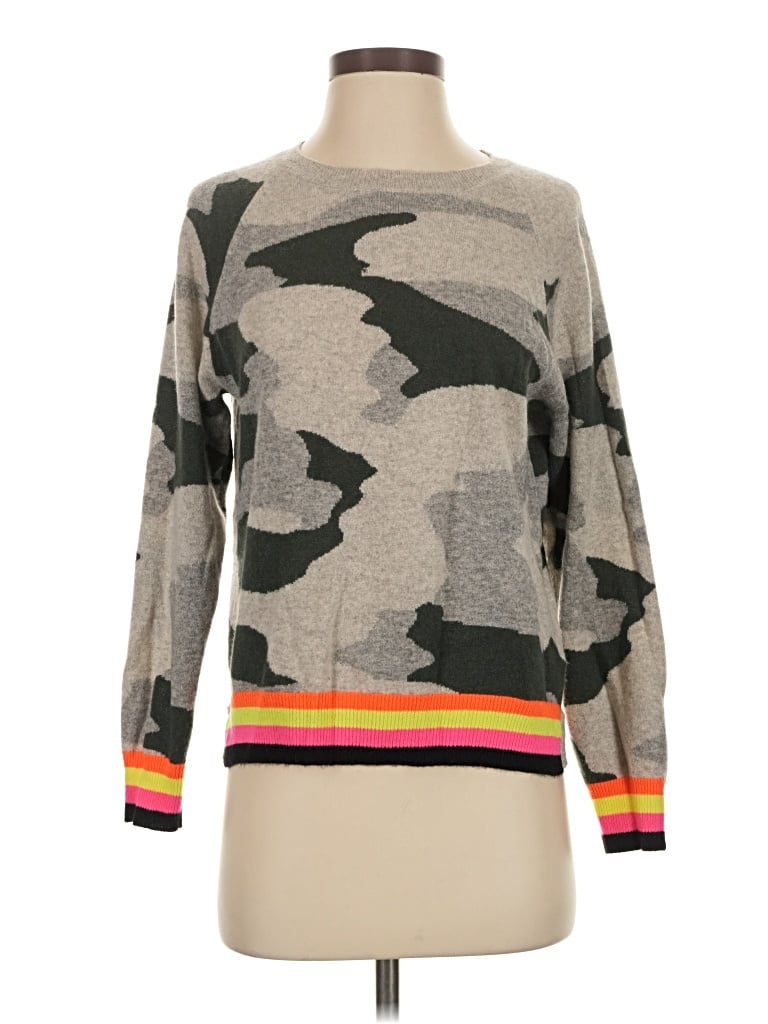 Pre-owned Brodie Cashmere Pullover Sweater In Gray