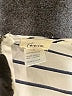 Tovia 100% Polyester Stripes White Short Sleeve Top Size M - photo 7