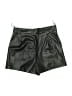 Zara 100% Polyester Metallic Black Shorts Size XS - photo 2