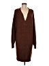 Threadbare 100% Acrylic Brown Casual Dress Size 8 - photo 1