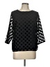 rsvp by TALBOTS Black 3/4 Sleeve Blouse Size L - photo 1