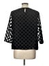 rsvp by TALBOTS Black 3/4 Sleeve Blouse Size L - photo 2