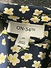 On 34th 100% Polyester Print Gold Long Sleeve Blouse Size 2X - photo 7