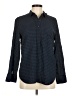 J.Crew Houndstooth Blue Long Sleeve Button-Down Shirt Size 8 - photo 1