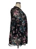 Lane Bryant 100% Polyester Black Kimono Size 14 - 16 Plus - photo 4