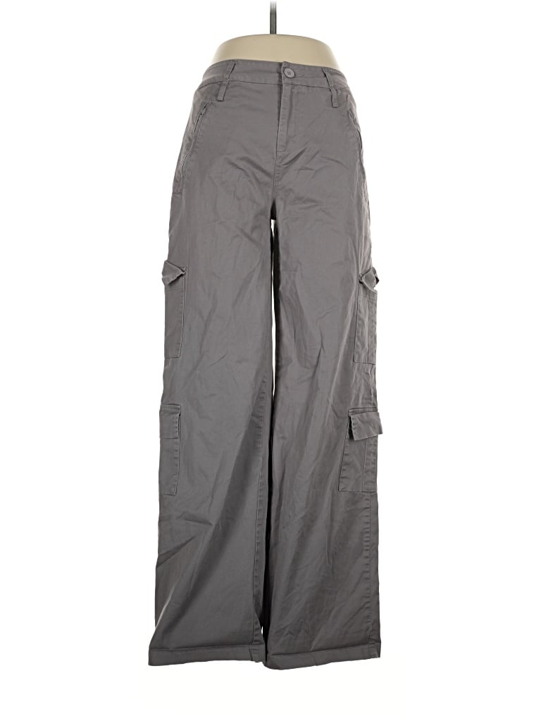 Pre-owned Edikted Cargo Pants In Gray