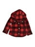 Old Navy 100% Polyester Plaid Red Coat Size 18-24 mo - photo 1