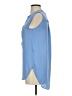 H&M 100% Polyester Blue Sleeveless Blouse Size 2 - photo 5