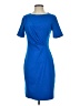 T Tahari Solid Blue Cocktail Dress Size 2 - photo 1