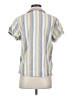 Universal Thread Stripes Blue Short Sleeve Blouse Size XS - photo 2