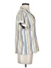 Universal Thread Stripes Blue Short Sleeve Blouse Size XS - photo 4